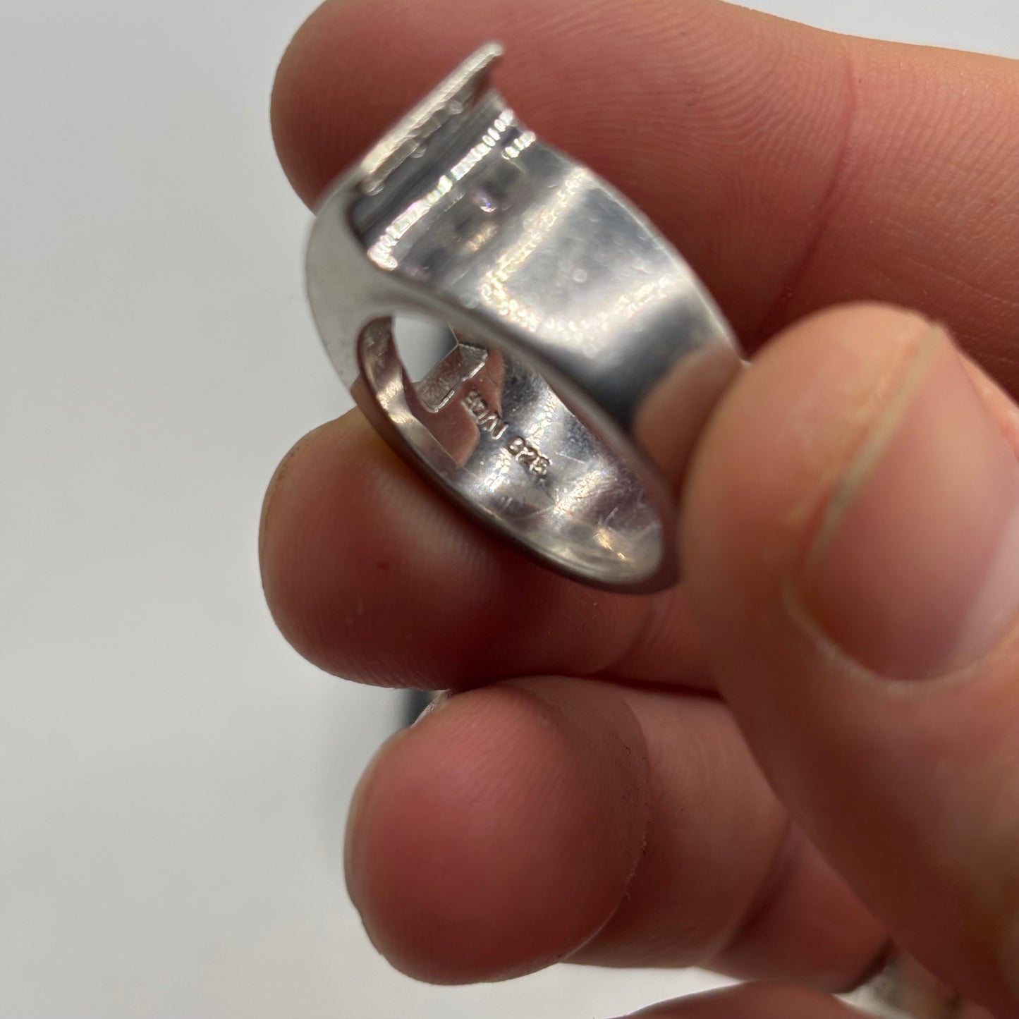 Silver Heavy Hot Diamonds Ring