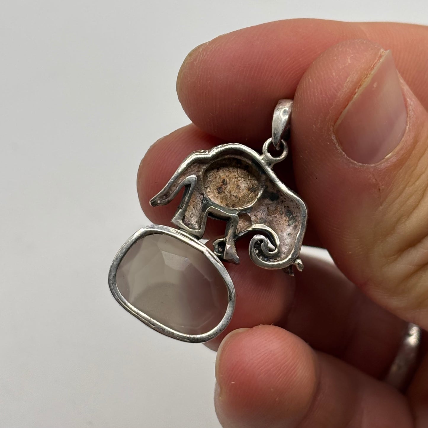Silver Elephant Pendant