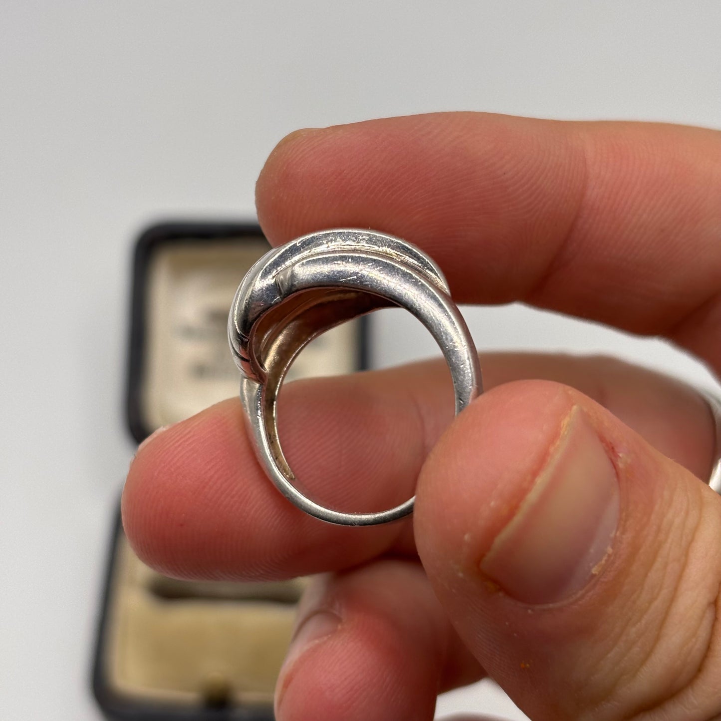 Silver Abstract Ring