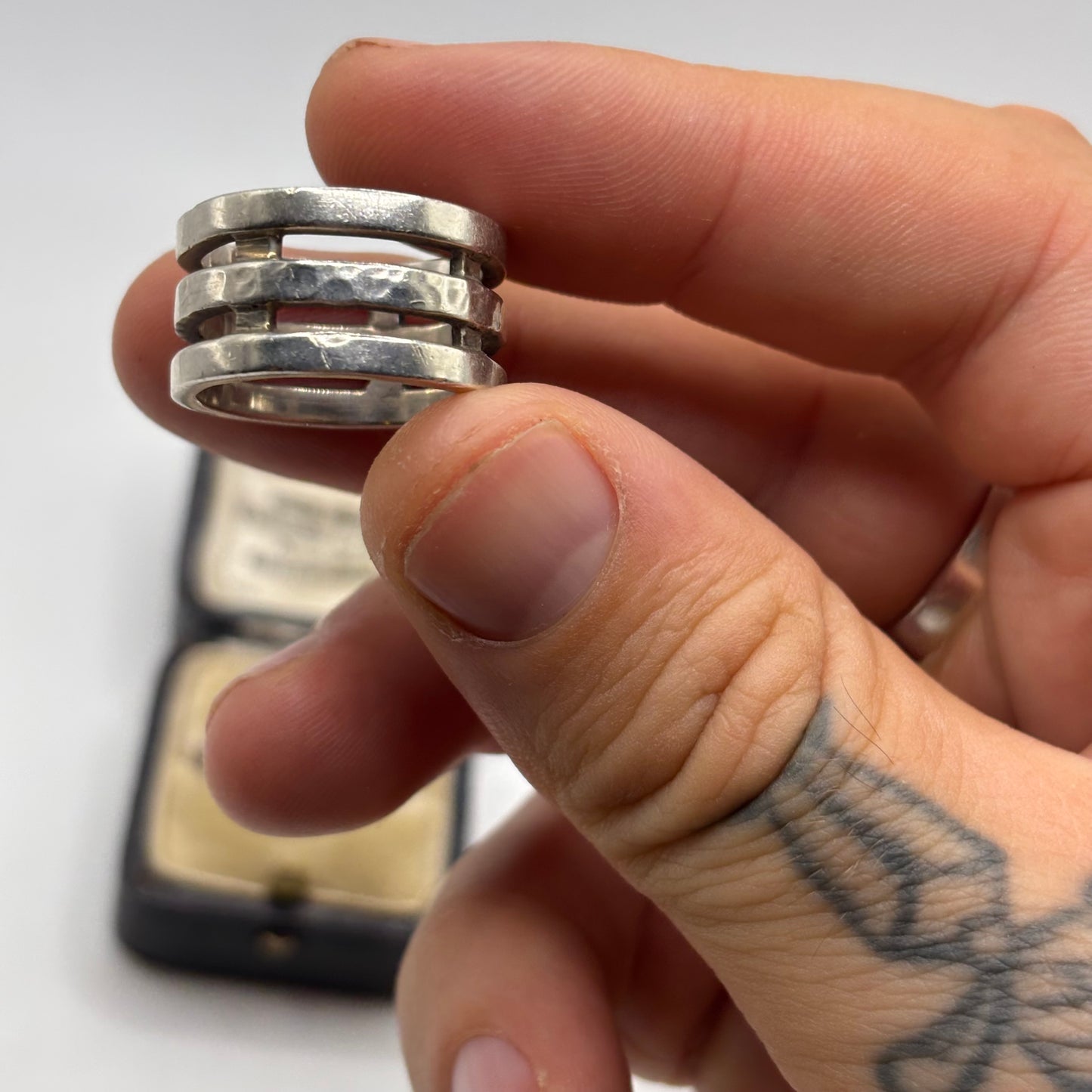 Silver Chunky Band Ring