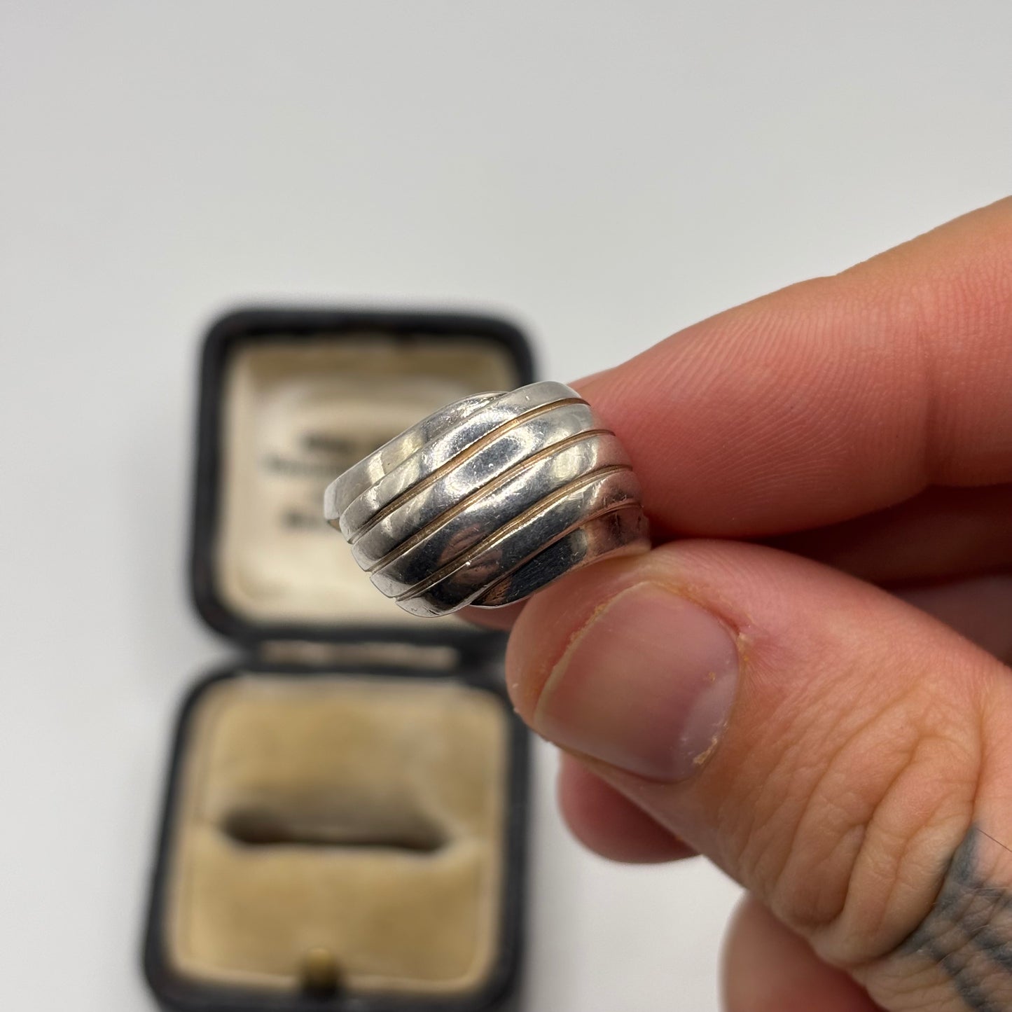 Silver Abstract Ring