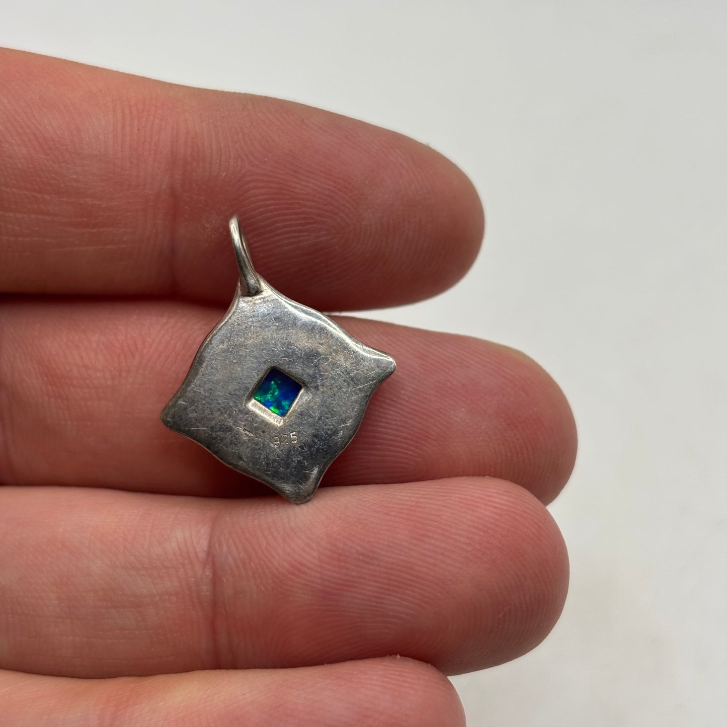 Silver Opal Pendant