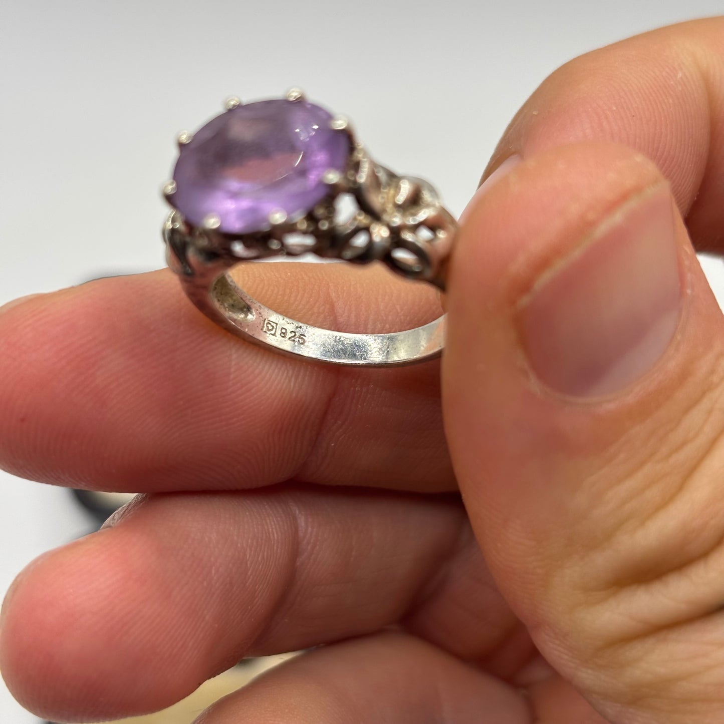 Silver Amethyst Ring