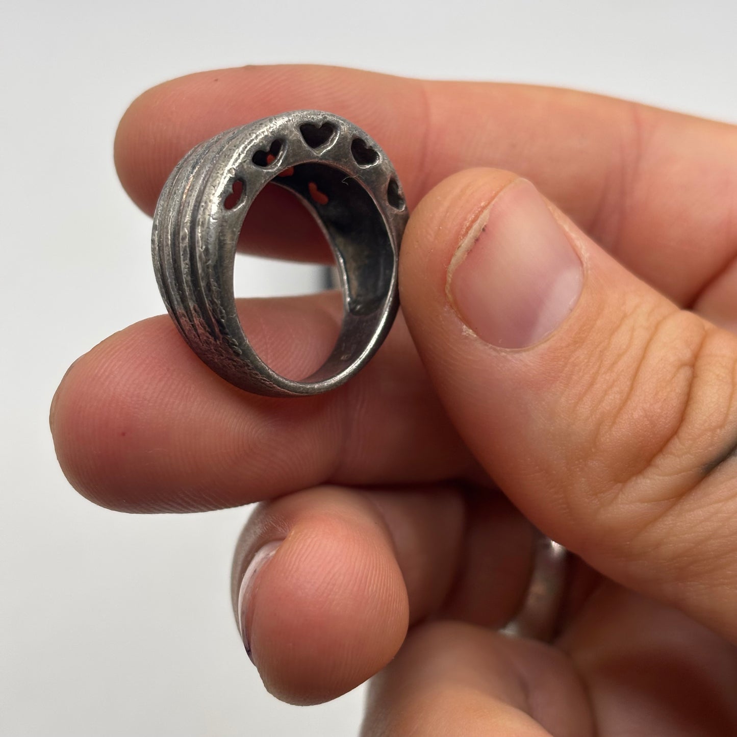 Silver Heart Ring