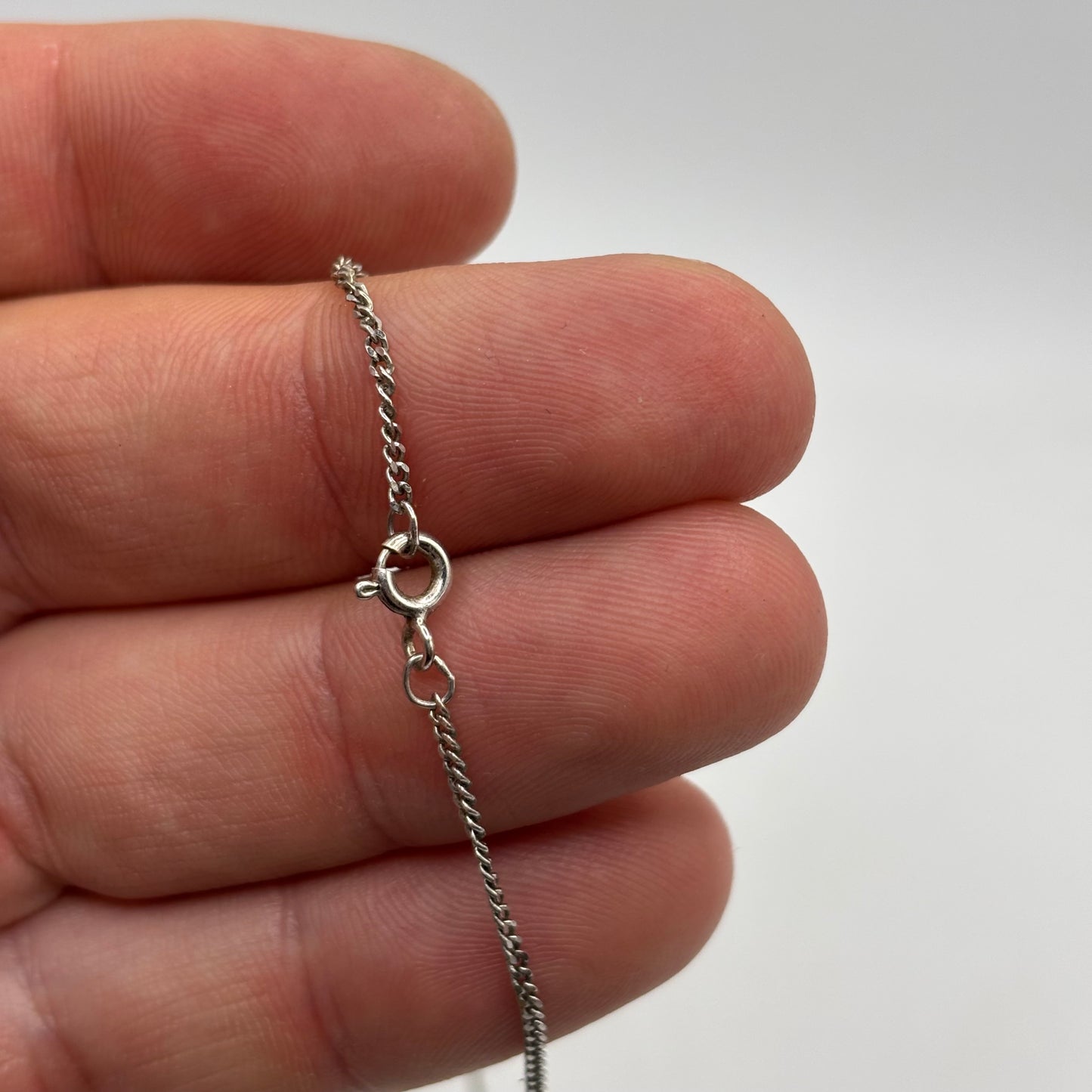 Silver 18” Amethyst Necklace