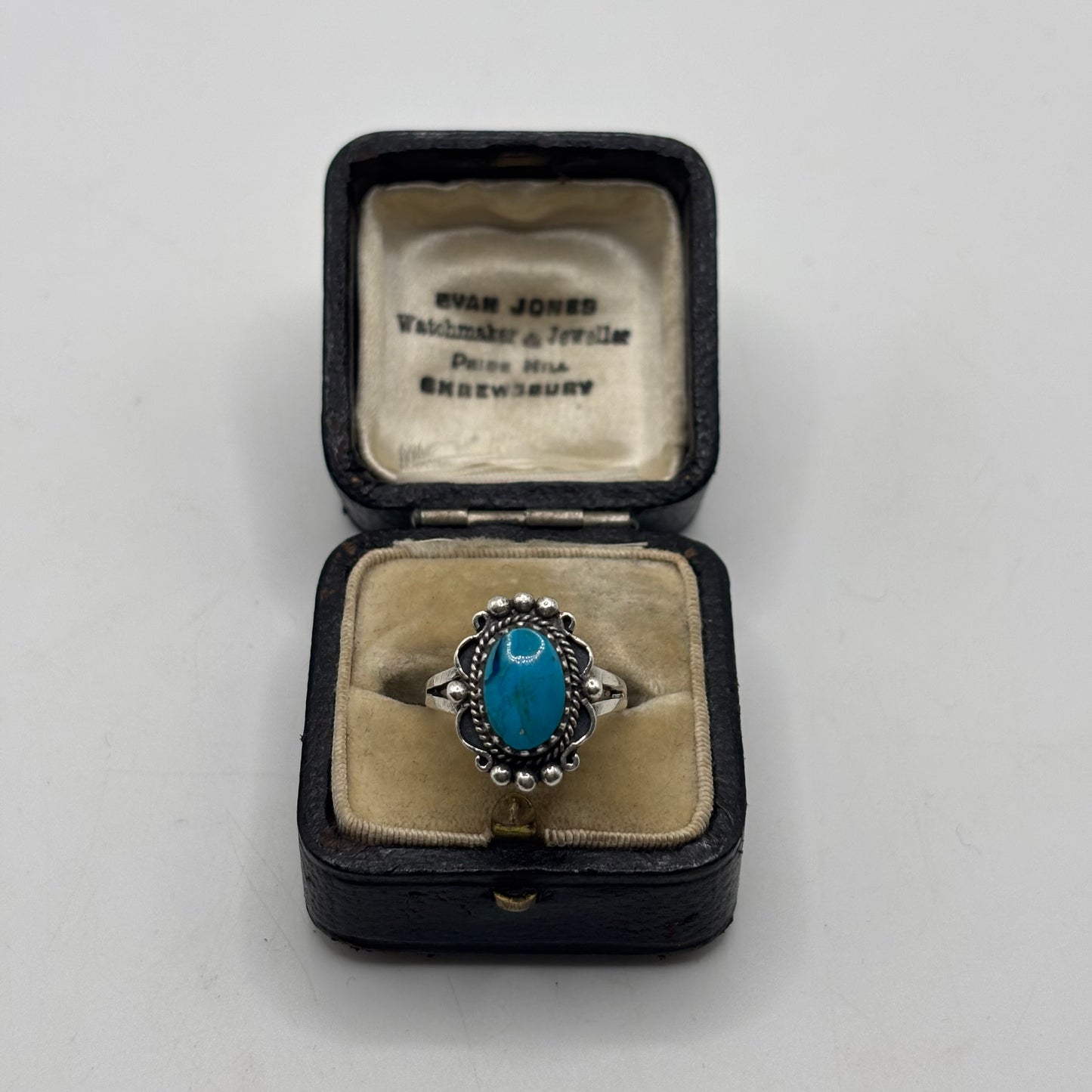 Silver Native American Turquoise Ring