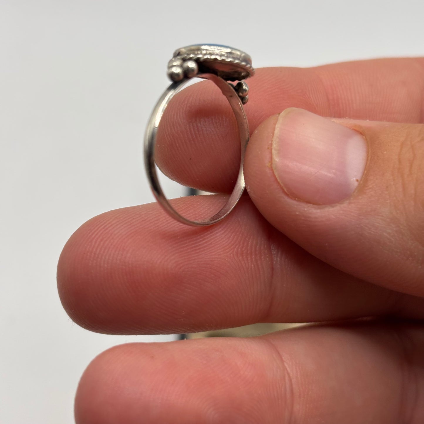 Silver Turquoise Ring (S)