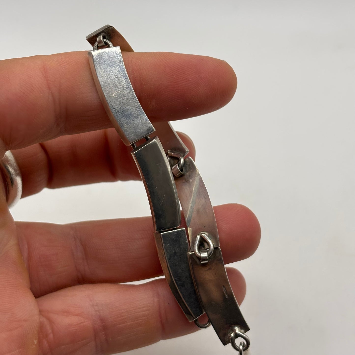Silver 7.5” Heavy Link Bracelet