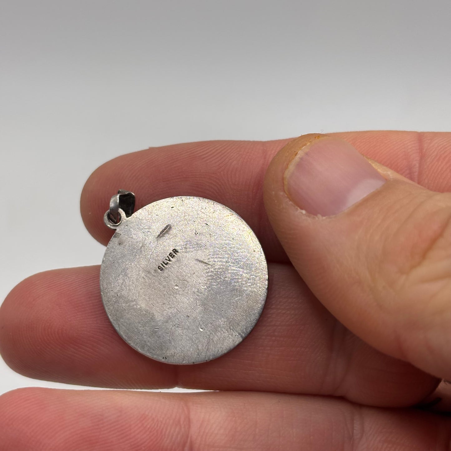 Silver St Christopher Pendant