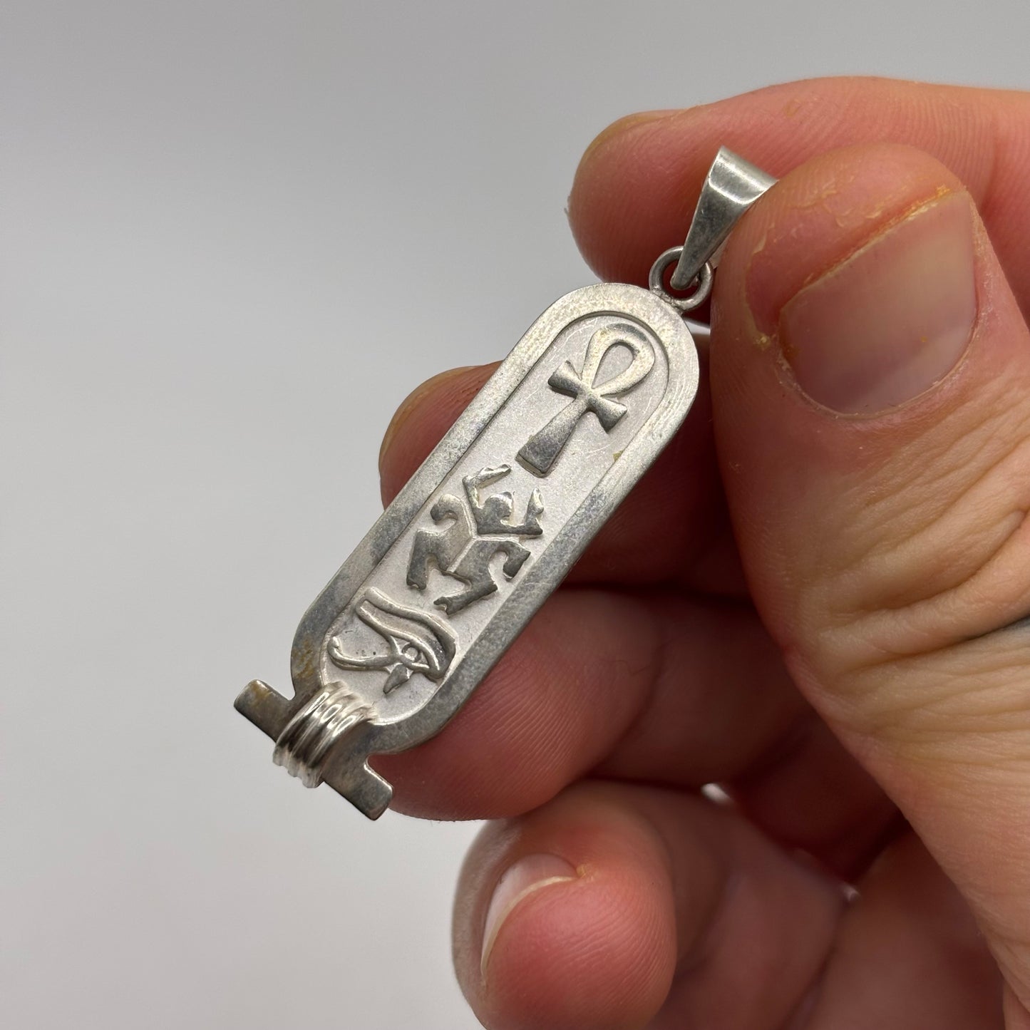 Silver Egyptian Pendant