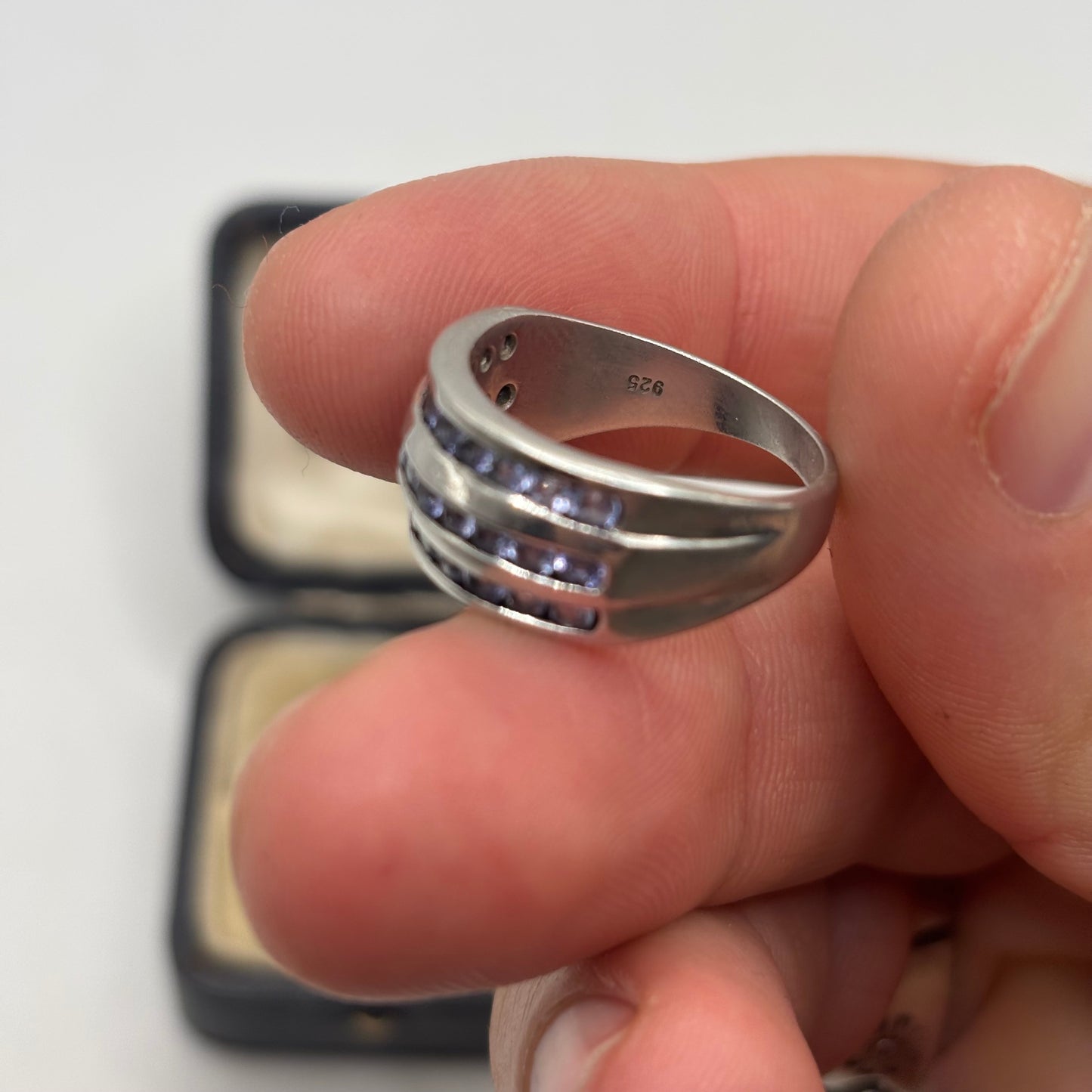 Silver Tanzanite Ring (P)