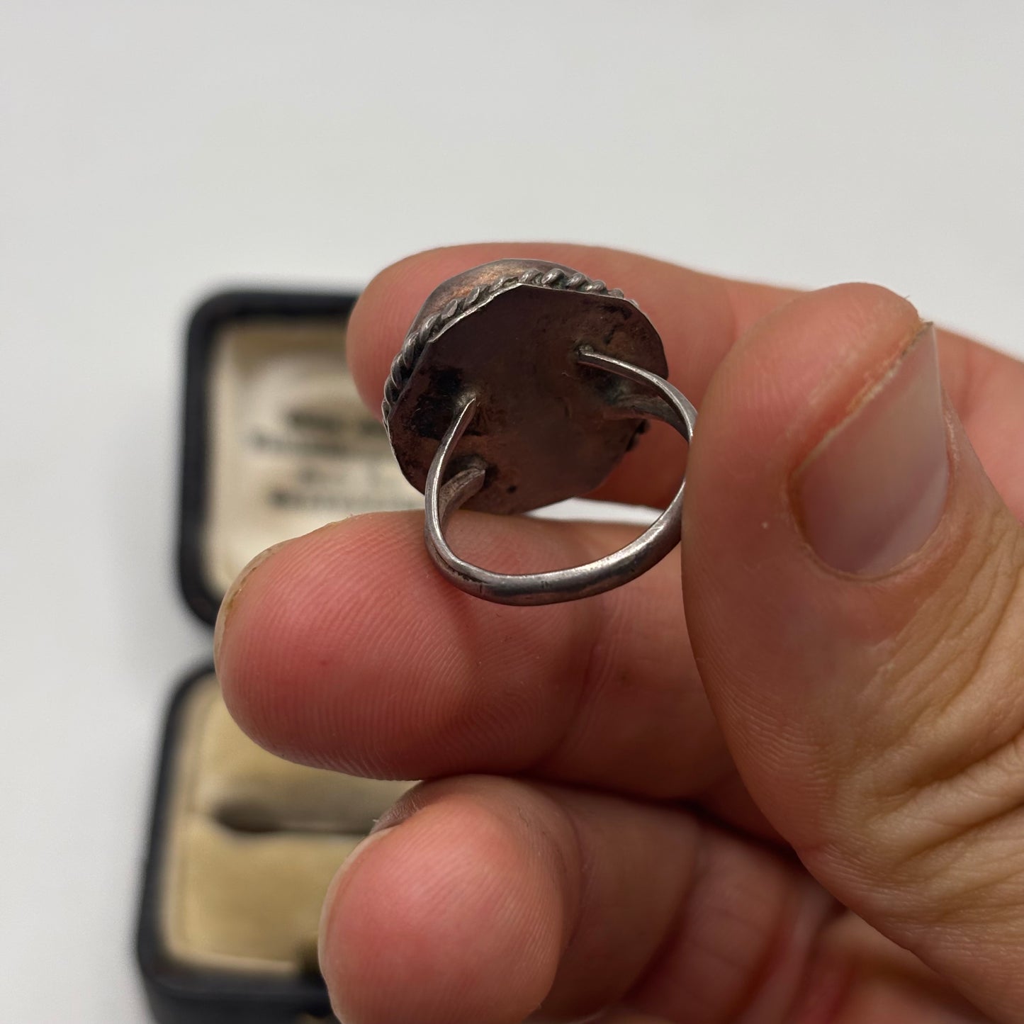 Silver Native American Turquoise Ring