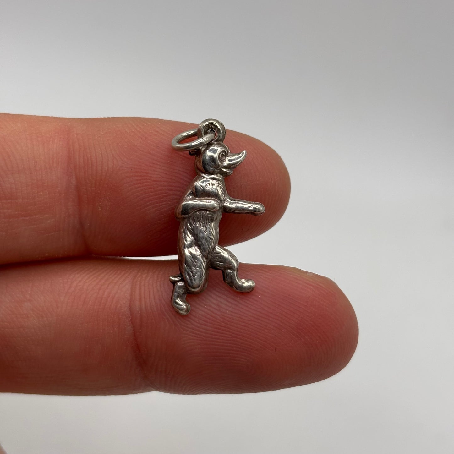 Silver Dog / Bear Pendant