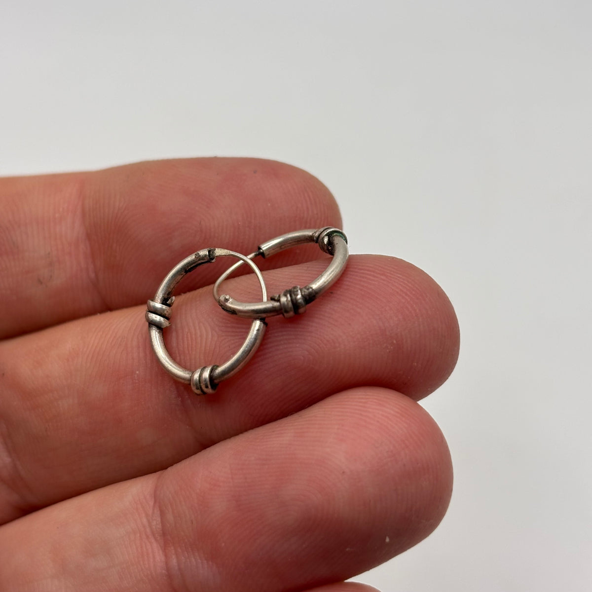 Silver Hoop Earrings