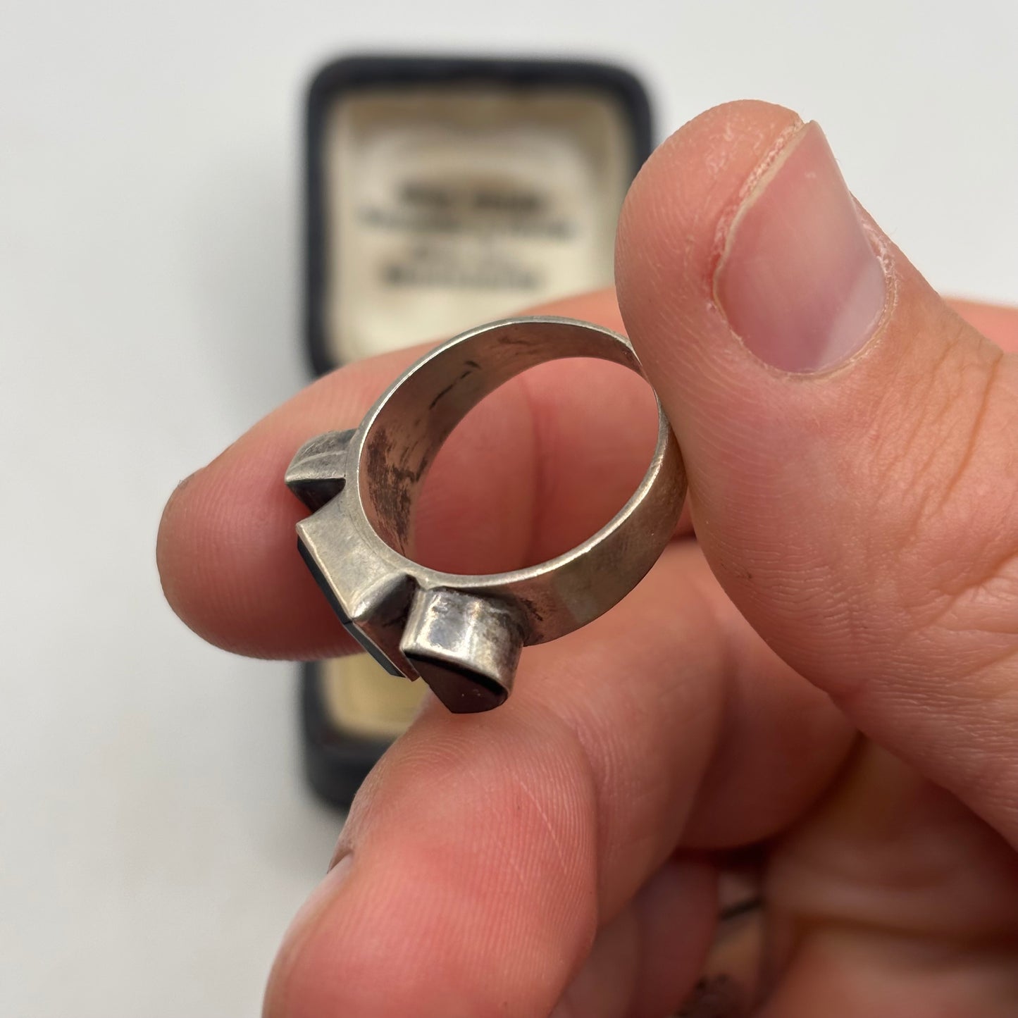 Silver Onyx Ring (P)