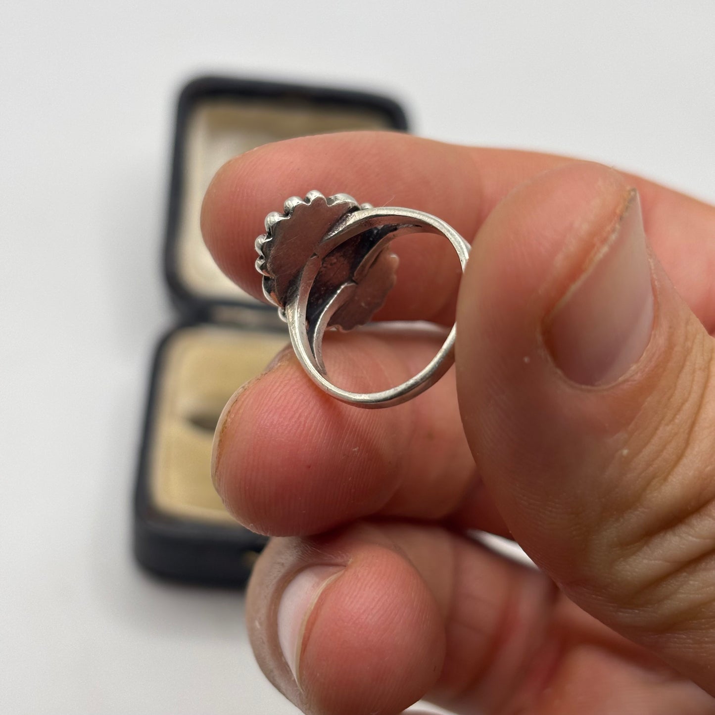 Silver Native American Turquoise Ring