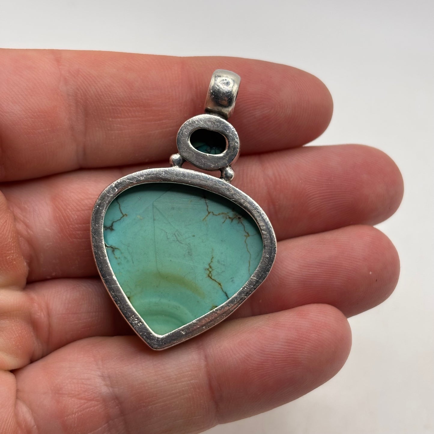 Silver Beautiful Turquoise Pendant