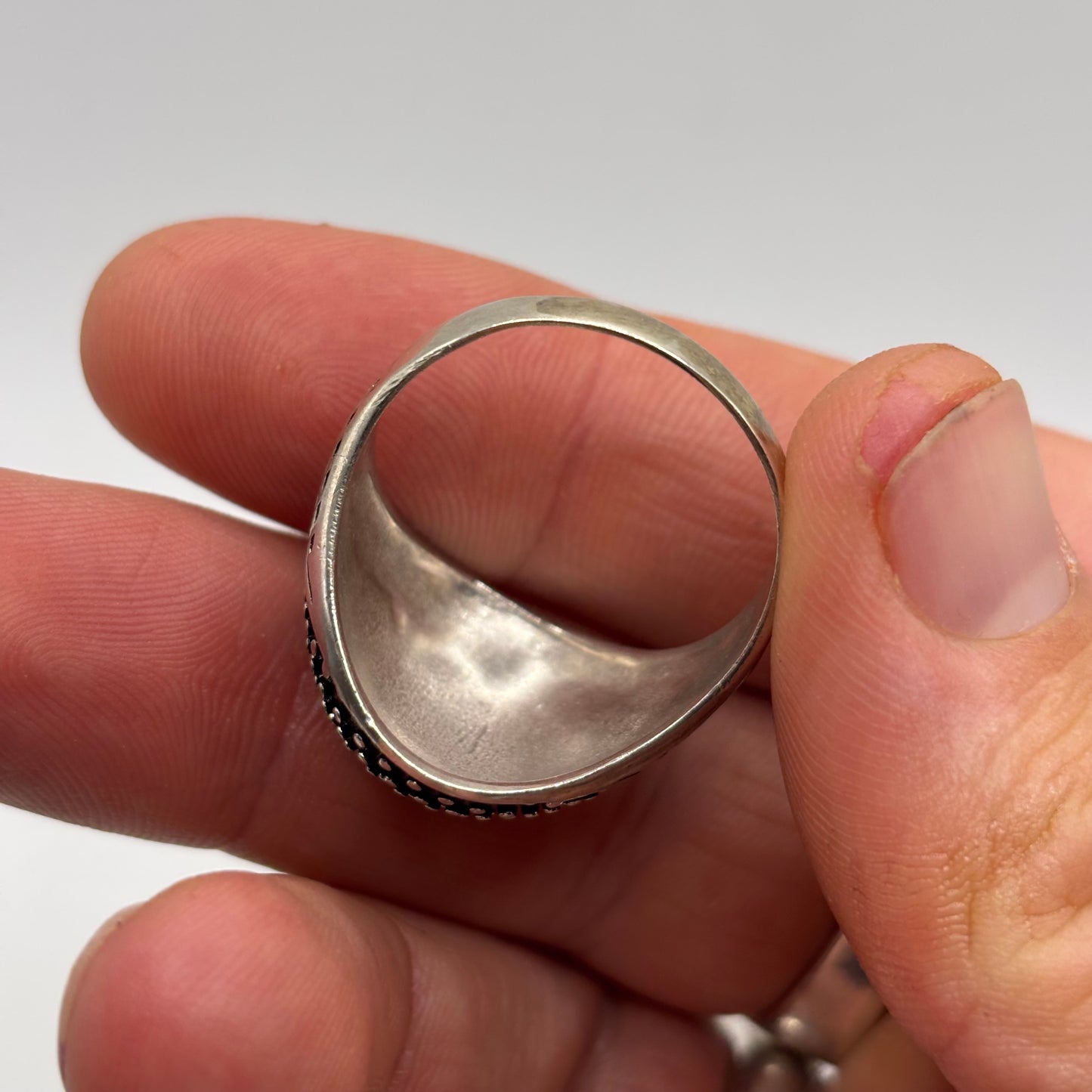 Silver Unusual Modernist Ring