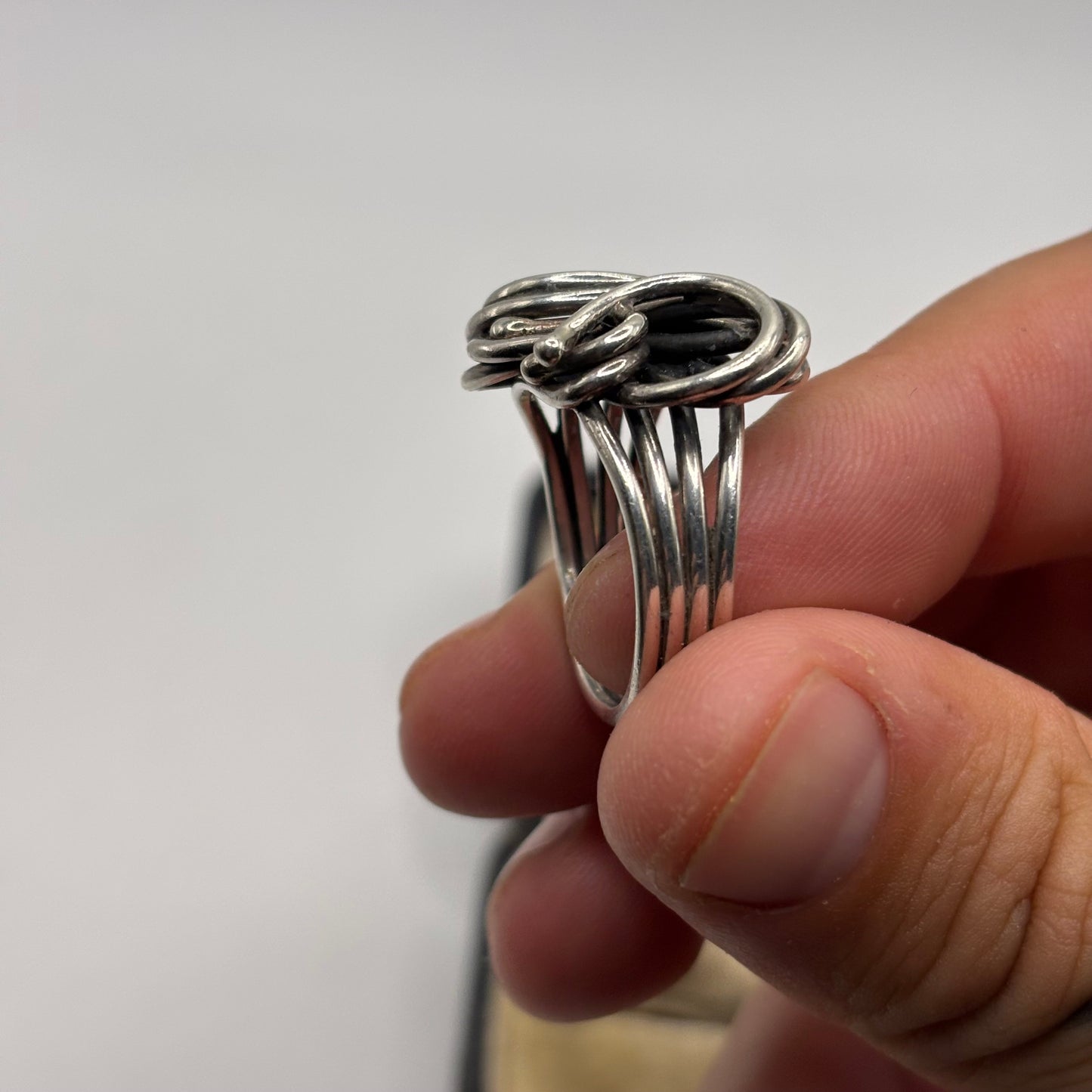 Silver Abstract Ring (U)