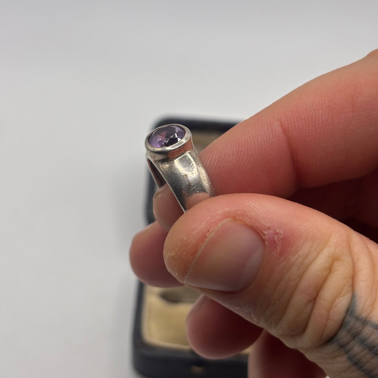 Silver Amethyst Ring