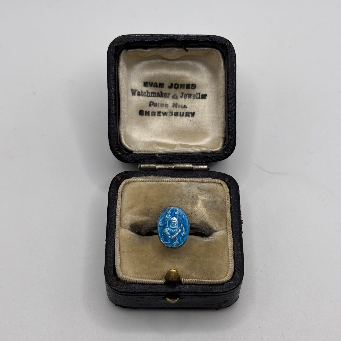 Silver Enamel St Christopher (M)