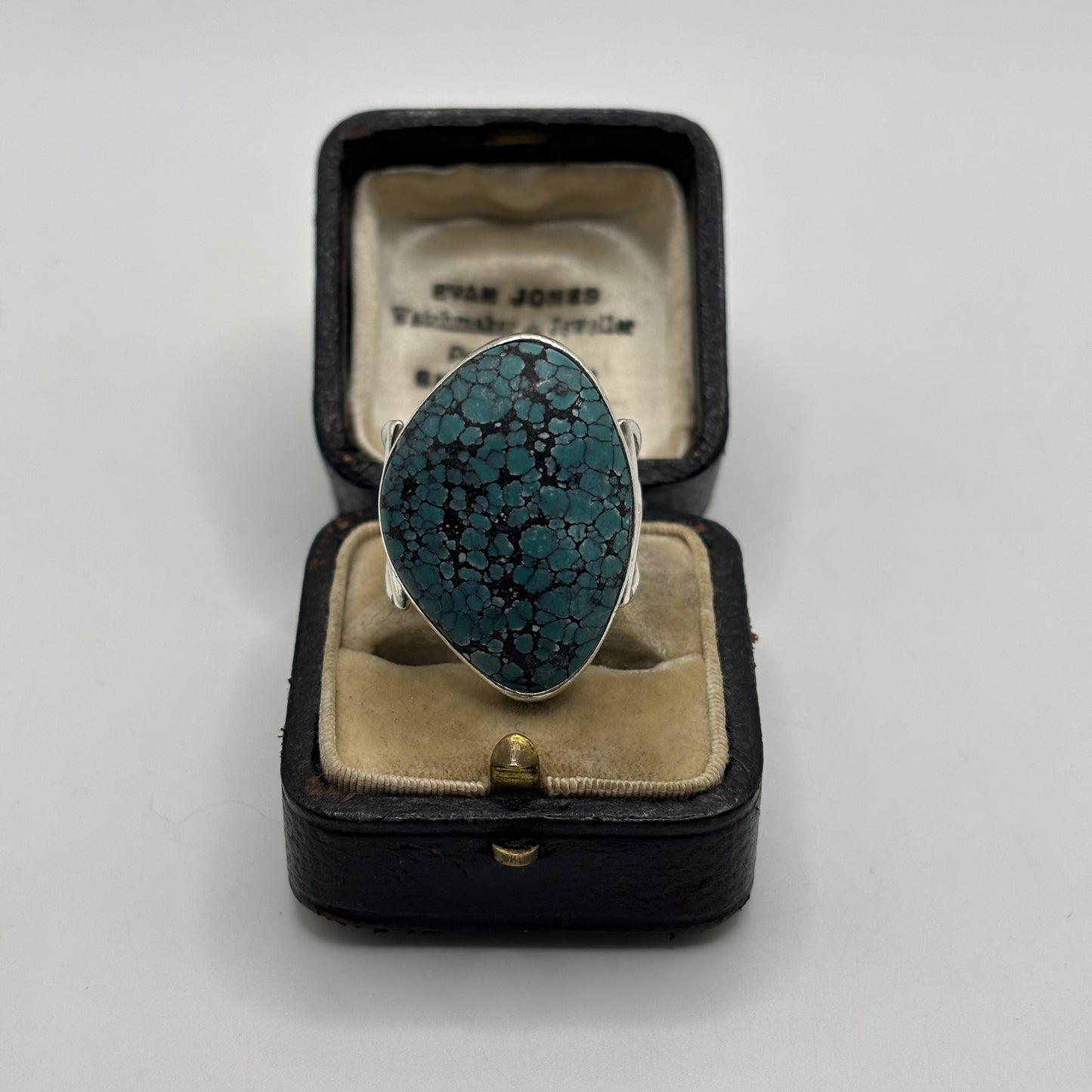 Silver Large Turquoise Ring (R)