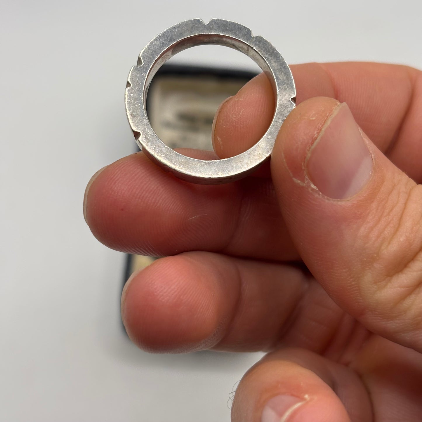 Silver Heavy Band Ring