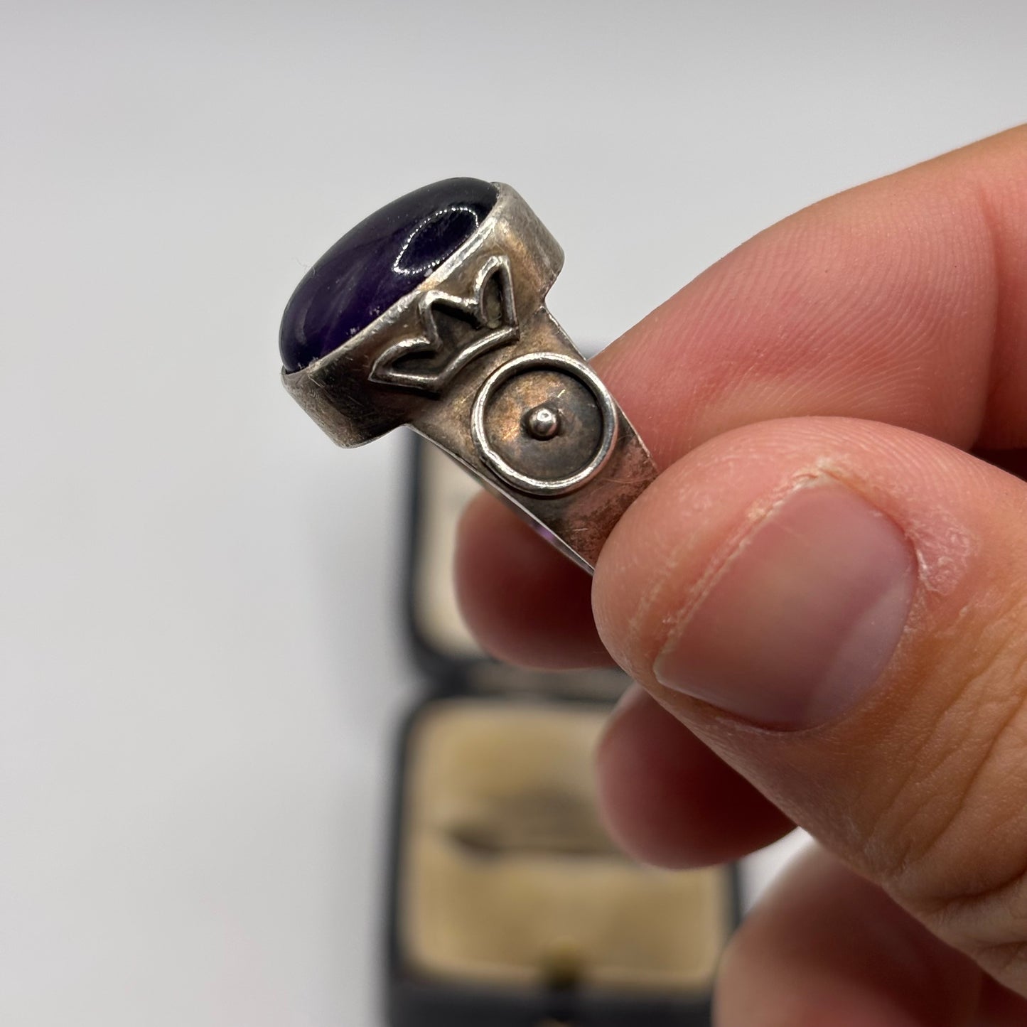 Silver Amethyst Ring (N)