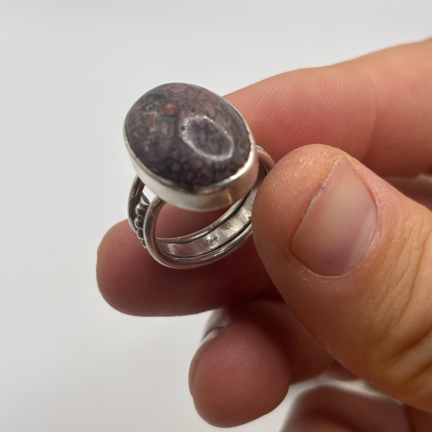 Silver Jasper Ring