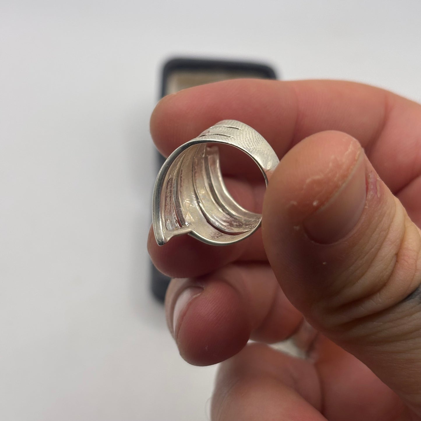 Silver Abstract Ring