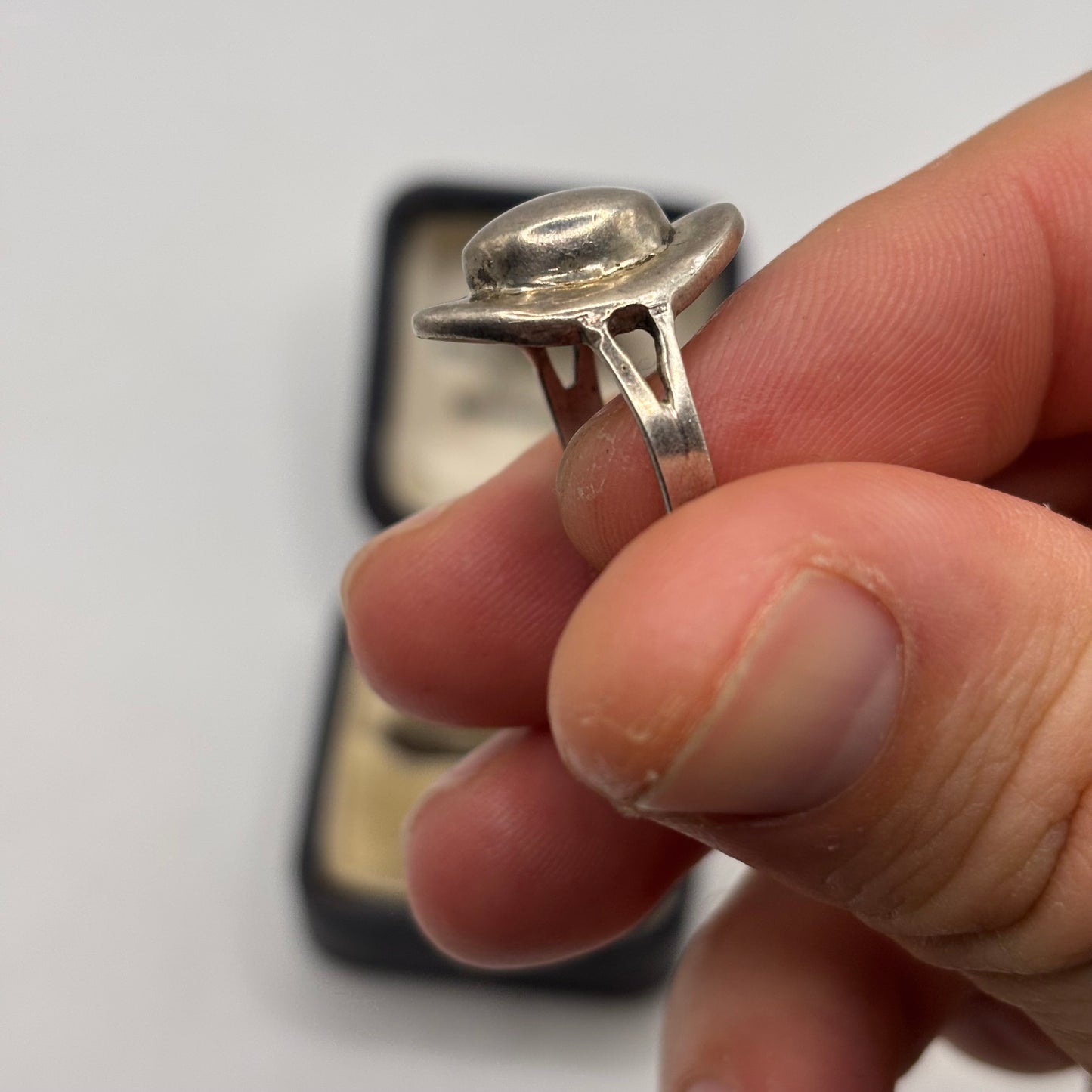 Silver Abstract Ring