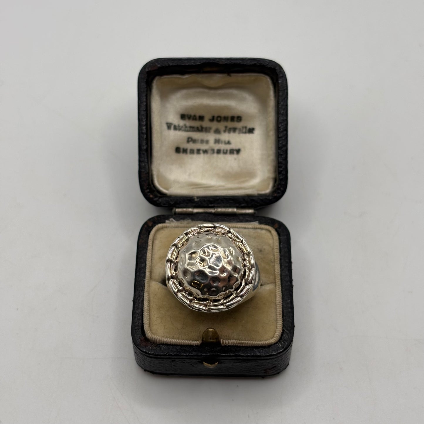 Silver Chunky Unusual Ring