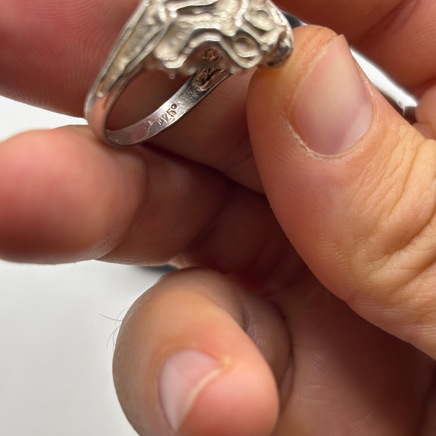 Silver Abstract Ring