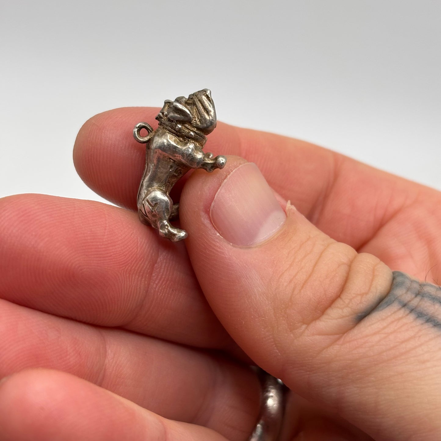 Silver Bulldog Pendant