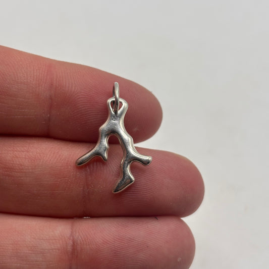 Silver Monica Vinader Mini Reef Pendant