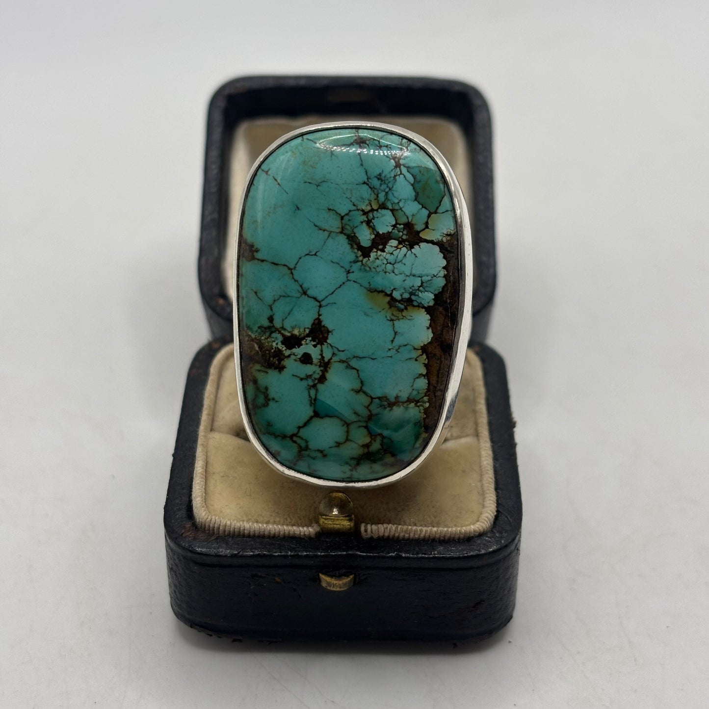Incredible Turquoise Gypsy Silver Ring (R)
