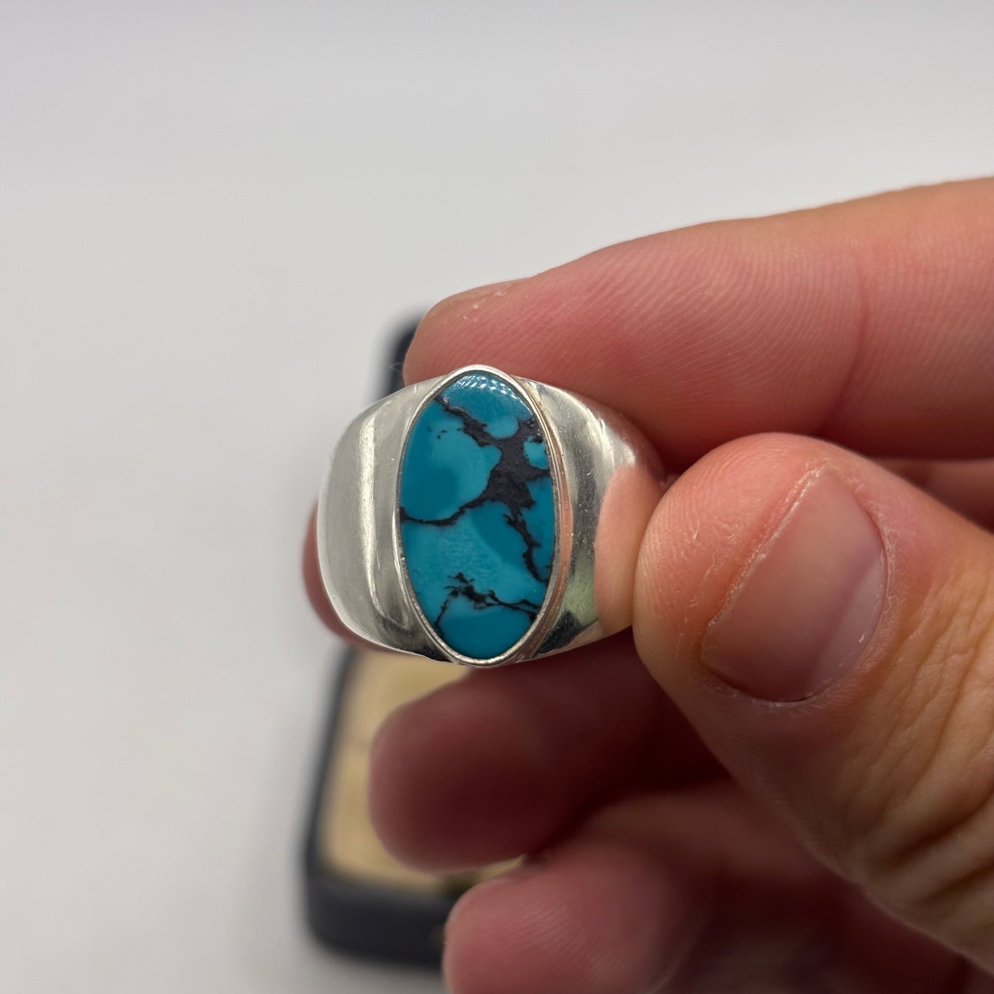 Gypsy Silver Incredible Turquoise Ring (R)