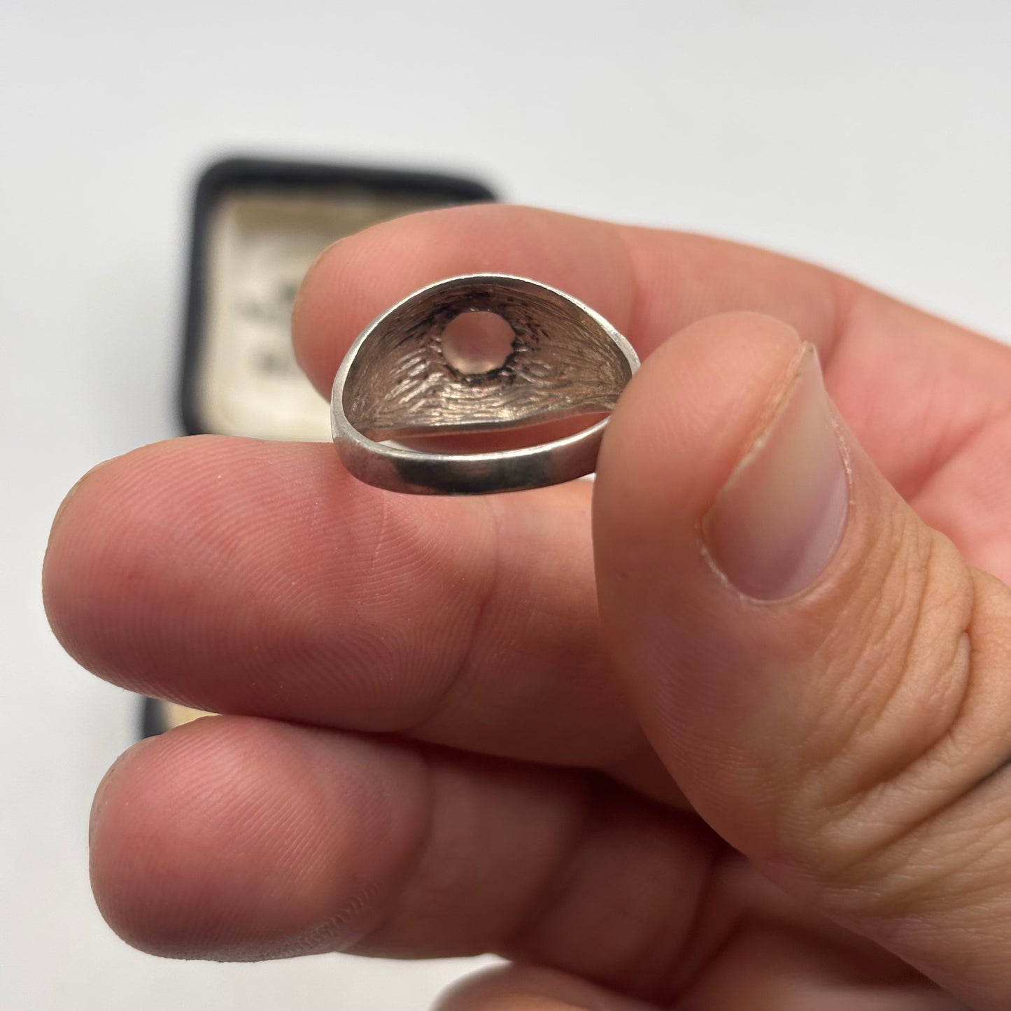 Silver Rose Quartz Ring (P)