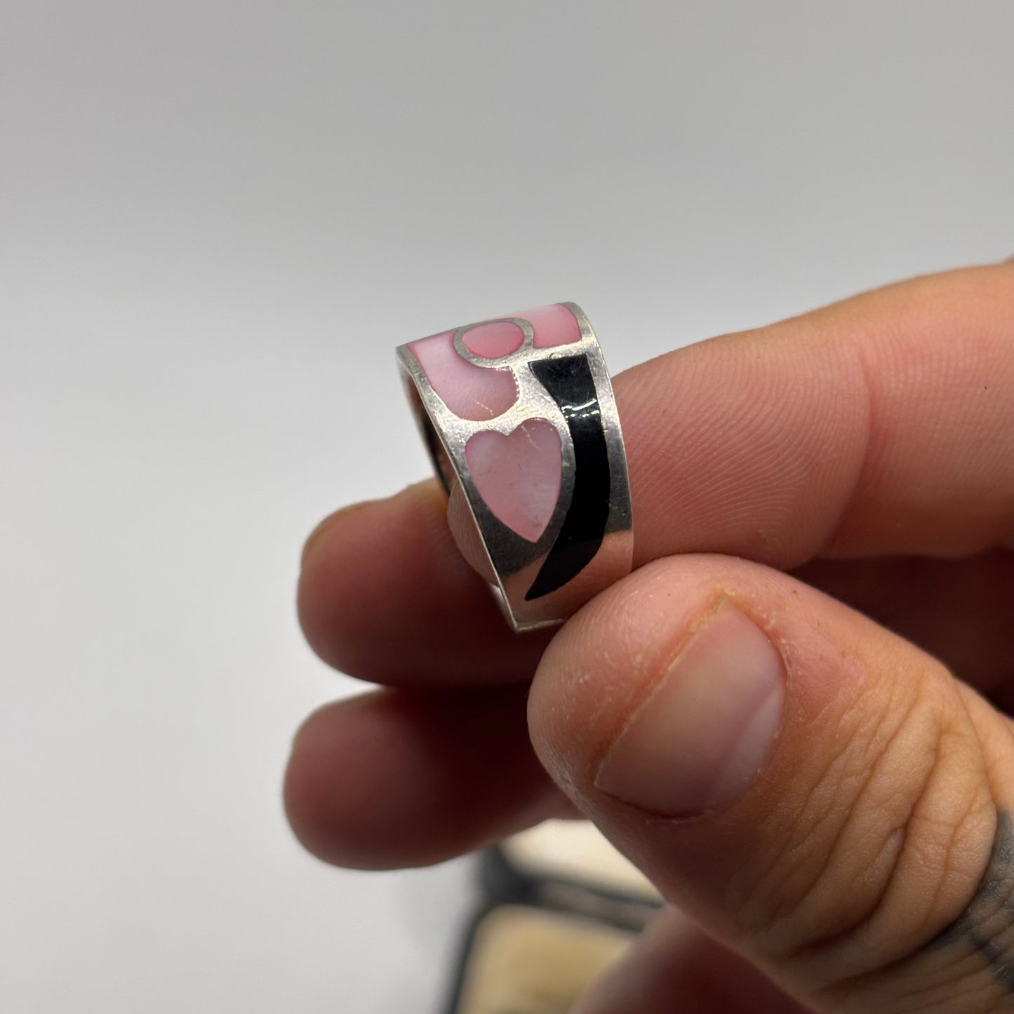 Silver Pearl Ring (O)