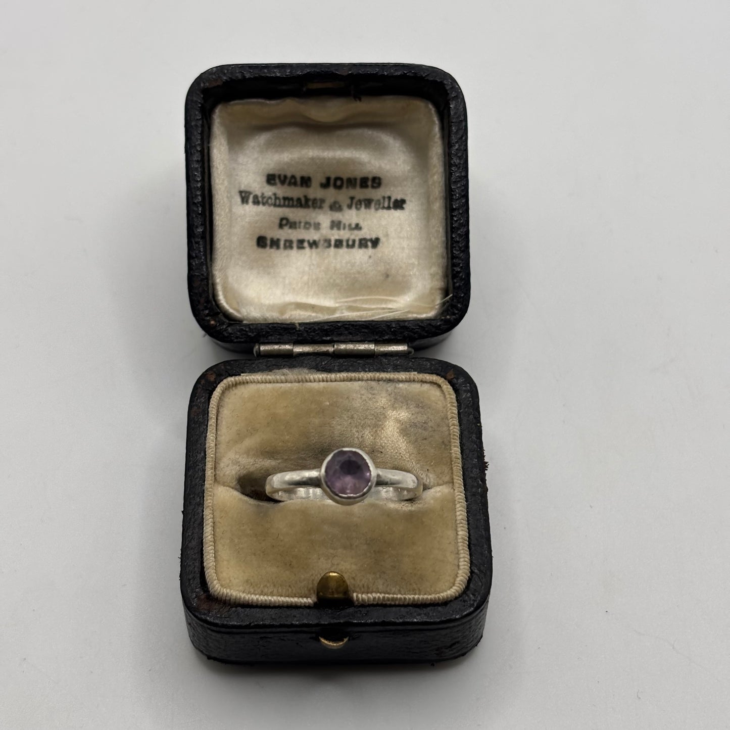 Silver Amethyst Ring (O 1/2)