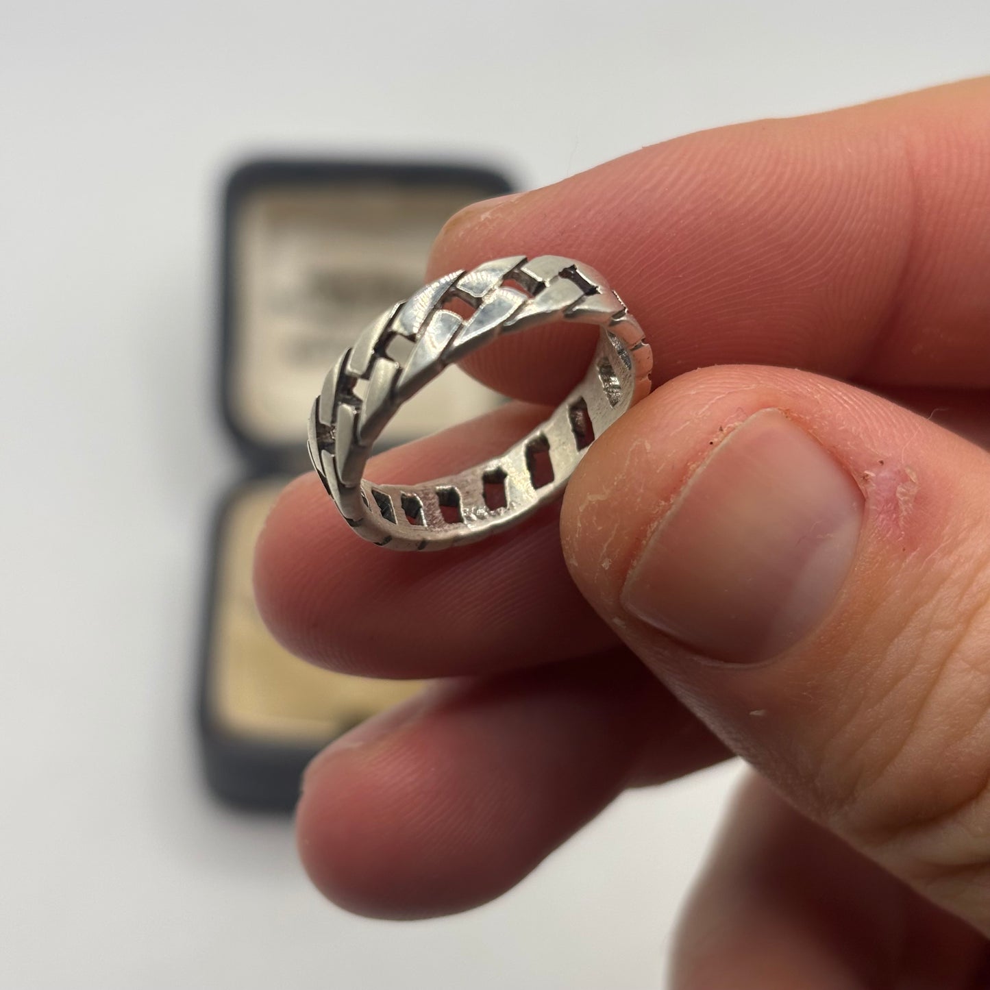 Silver Chain Ring