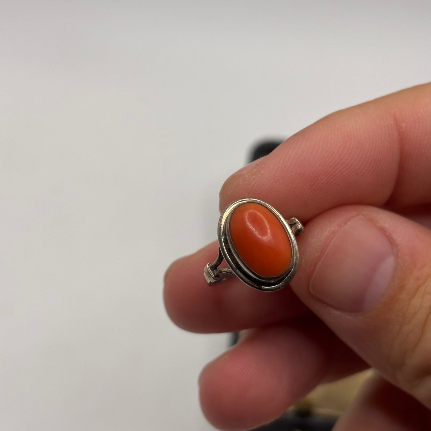 Silver Coral Ring (J)