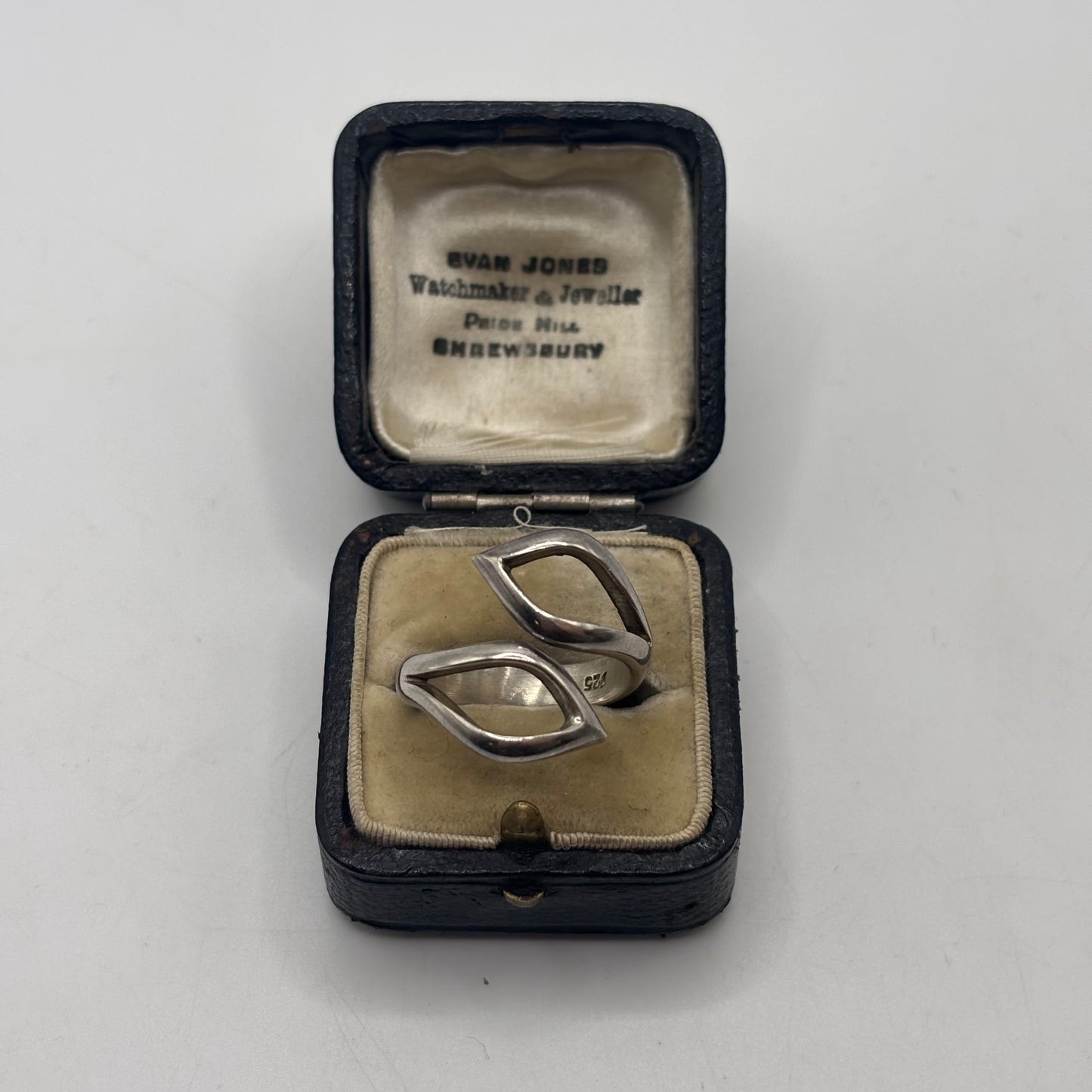 Silver Abstract Band Ring