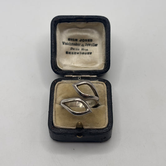 Silver Abstract Band Ring