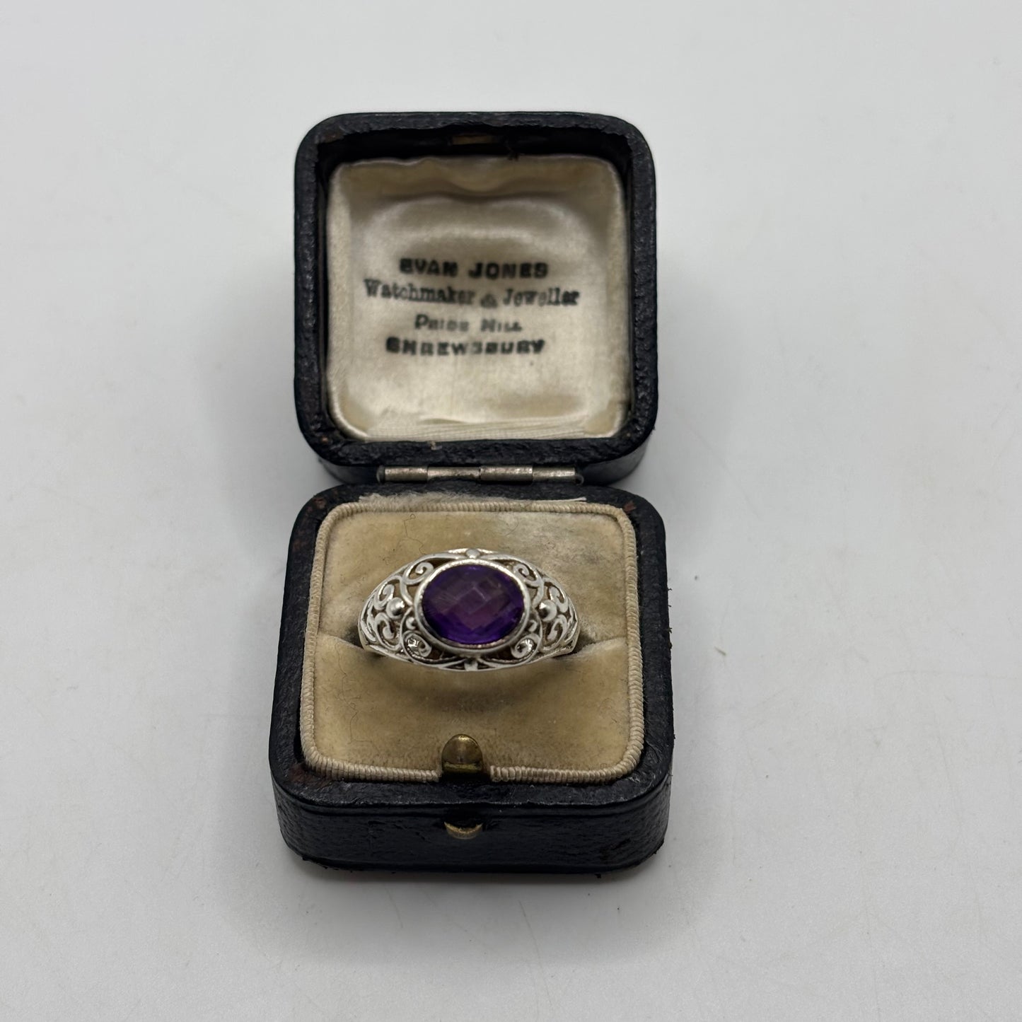 Silver Amethyst Ring