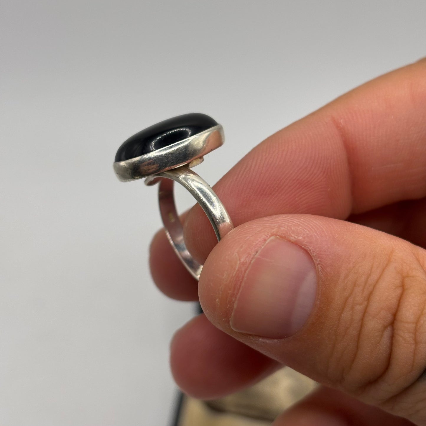 Silver Onyx Ring (R)
