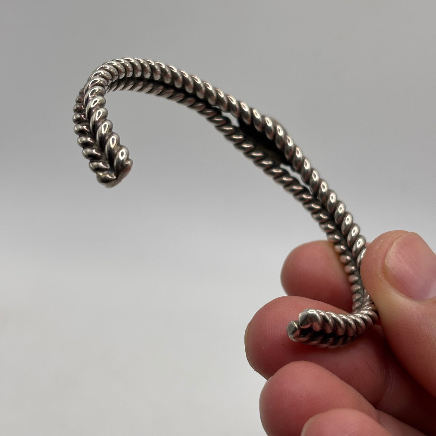 Silver Heavy Lapis Cuff (60mm)