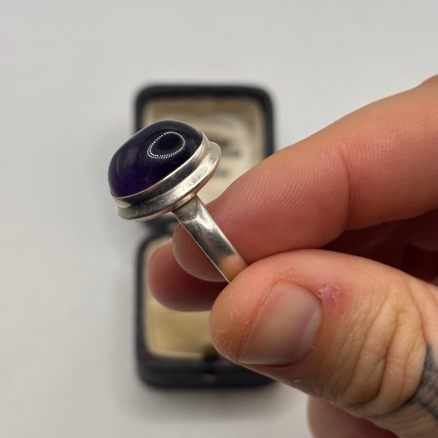 Silver Amethyst Ring