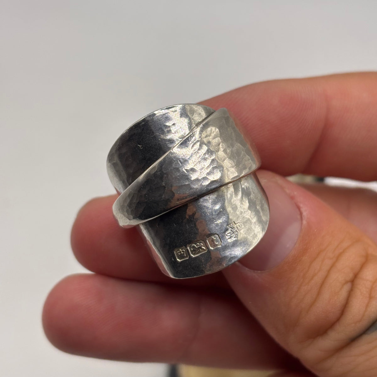 Silver Heavy Spoon Ring (T)