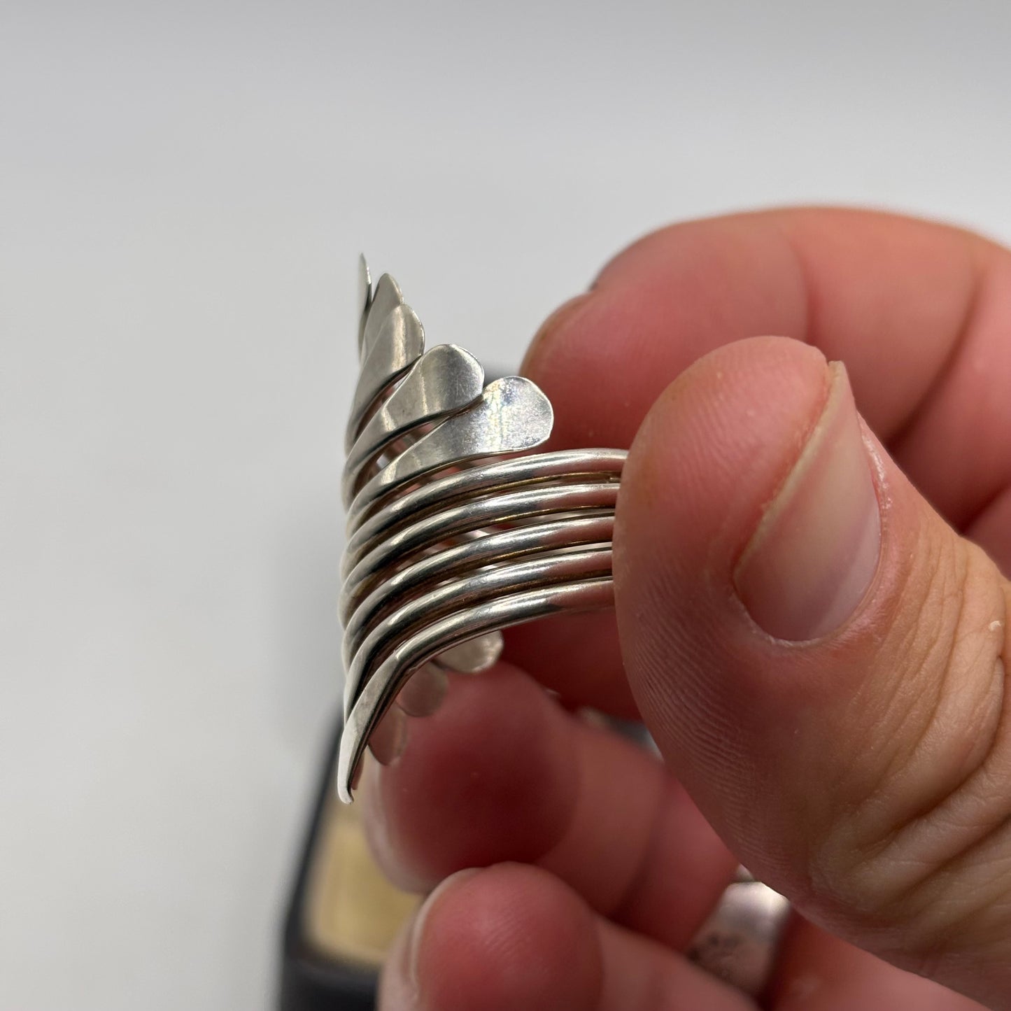 Silver Abstract Ring (P)